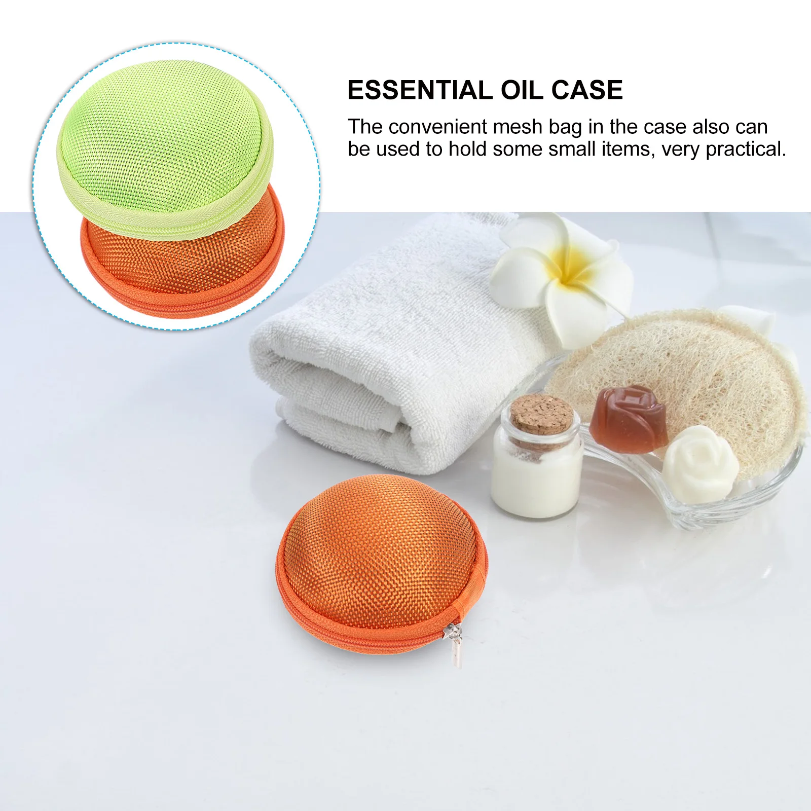 

2 Pcs Essential Oil Bottle Storage Bag Oils Traveling Case for Purse Perfume Carrying Roller Bottles