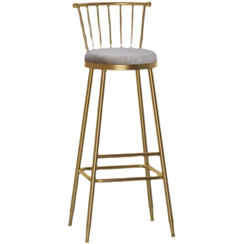 

&c Modern Gold Metal Bar Stool with Swivel Feature Commercial Use 3-Year Warranty for Kitchen Restaurant Living Room Furniture
