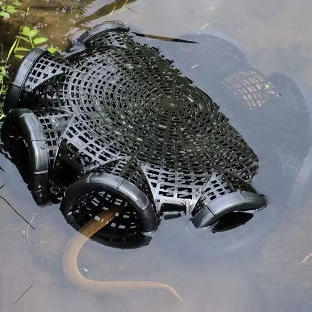 6/8 Holes Fishing Cage Loach Lobster Trap Meshs Escape-Proof Crayfish Catcher Crayfish Shrimp Smelt Eels Traps Mesh Fishing Net