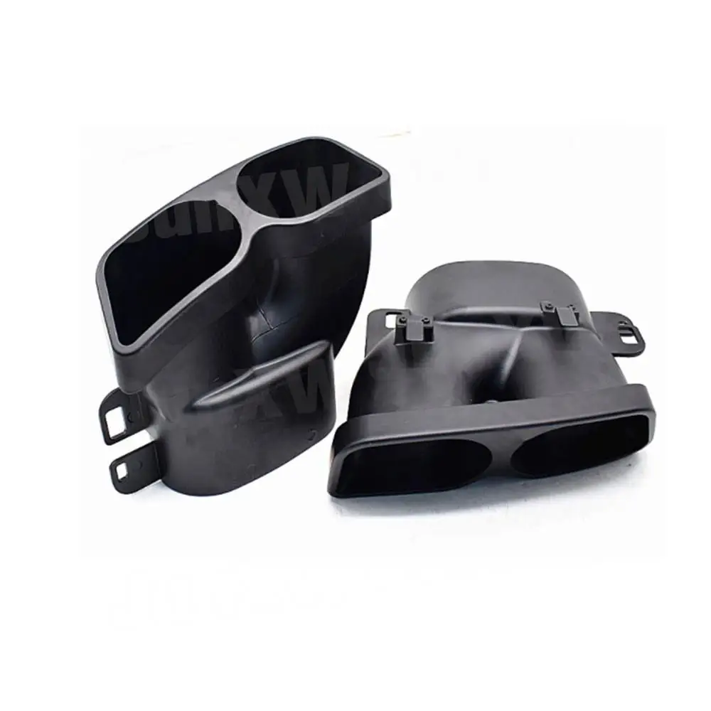 For Mercedes Benz C / E / S / GLE / GLS Class W205 W212 Stainless Steel Pipe Exhaust Muffler Tips E63 B Style 4 Outlet Tailpipe