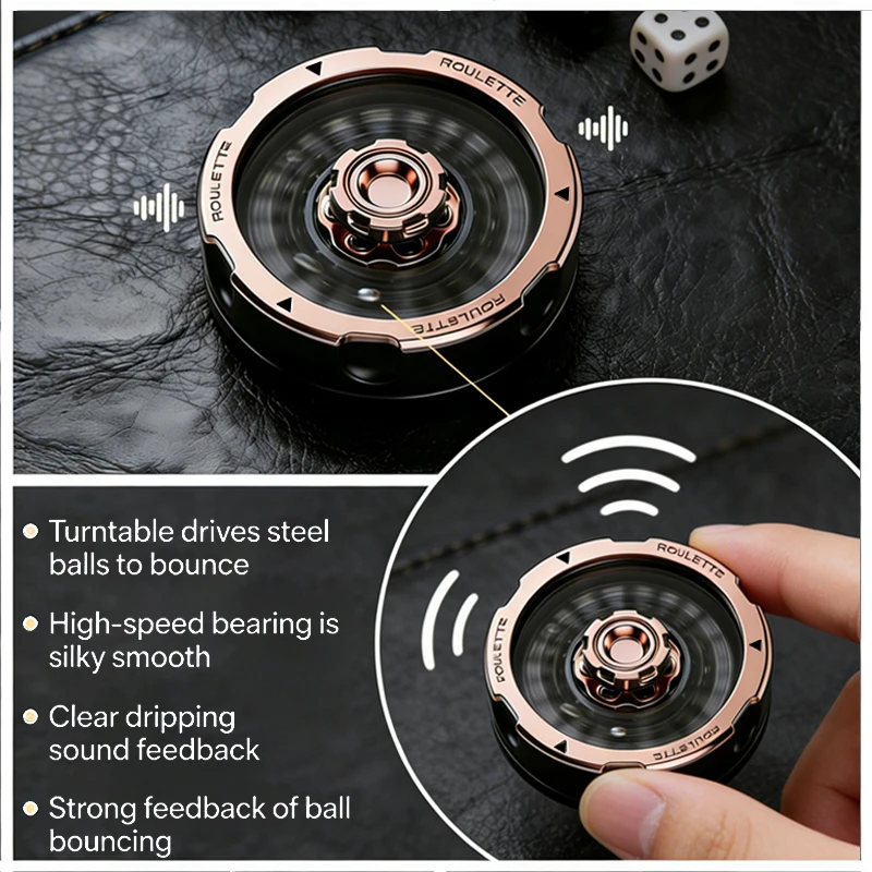 両面d20ラッキー回転ホイールフィジェットトイ、抗ストレス不安解消edcハンドスピナーデスクガジェット、dnd-rpgテーブルゲームギフト用