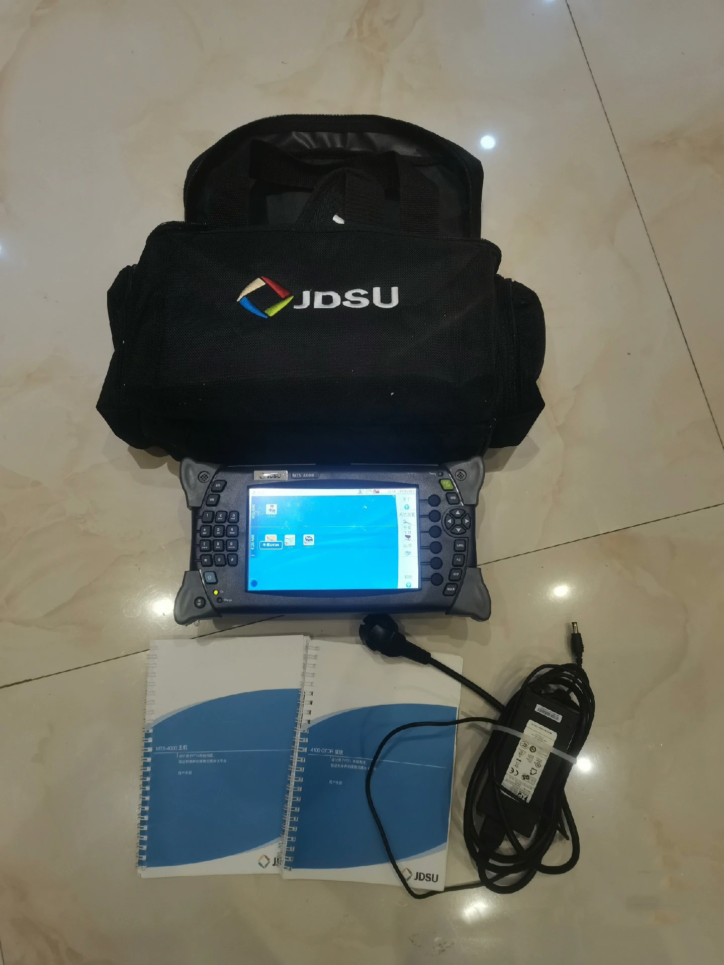 Second Hand Original JDSU MTS-4000 Optical Time Domain Reflectometer MTS4000 OTDR 32/30dB 1310/1550nm SM Smart OTDR