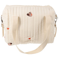Cotton Mummy Bag Nappy Changing Diaper Tote Travel Portable Storage Bags For Stroller Baby Squirrel Medium Size Backpack