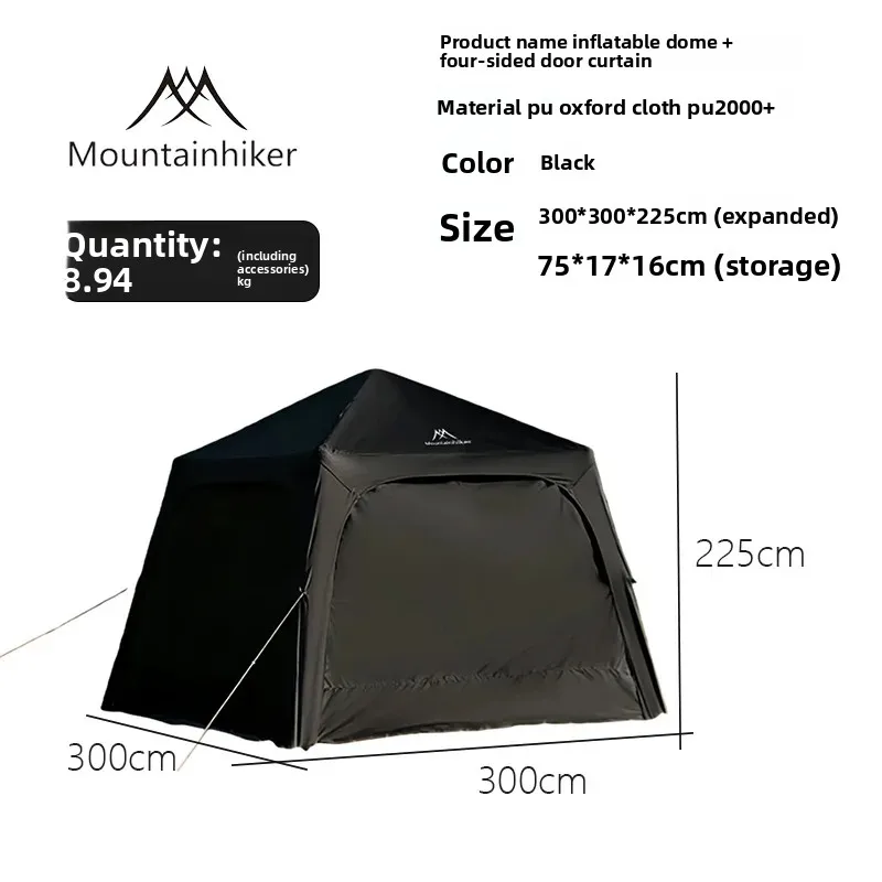 MOUNTAINHIKER Inflatable Camping Tent Easy To Set Up Suitable for