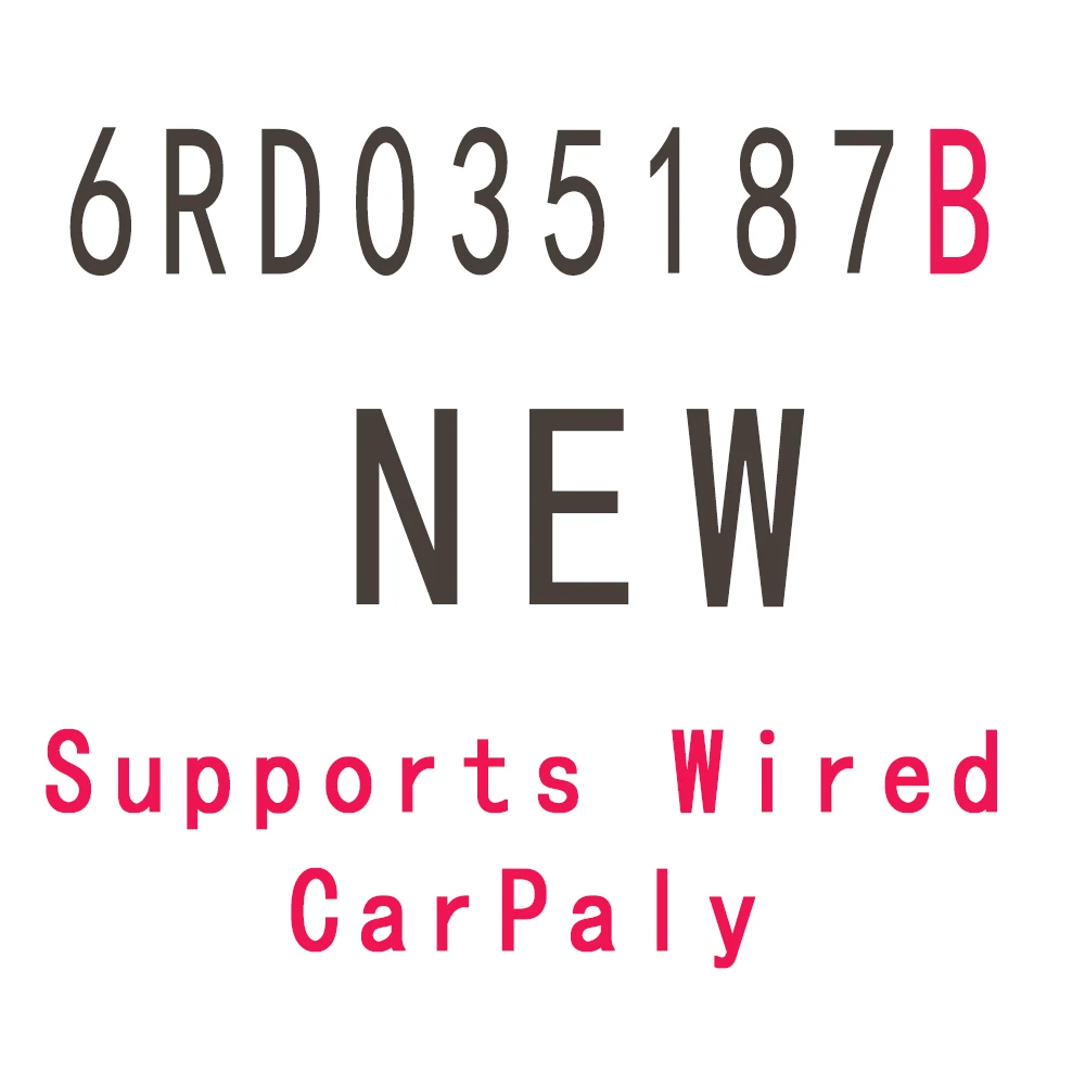 6RD 035187   EEN B RCD 410 Android Auto Carplay RCD 330 RCD 360 PRO MIB Radio Voor VW Golf 5 6 Jetta MK5 MK6 CC Tiguan Passat B6 B7 Polo
