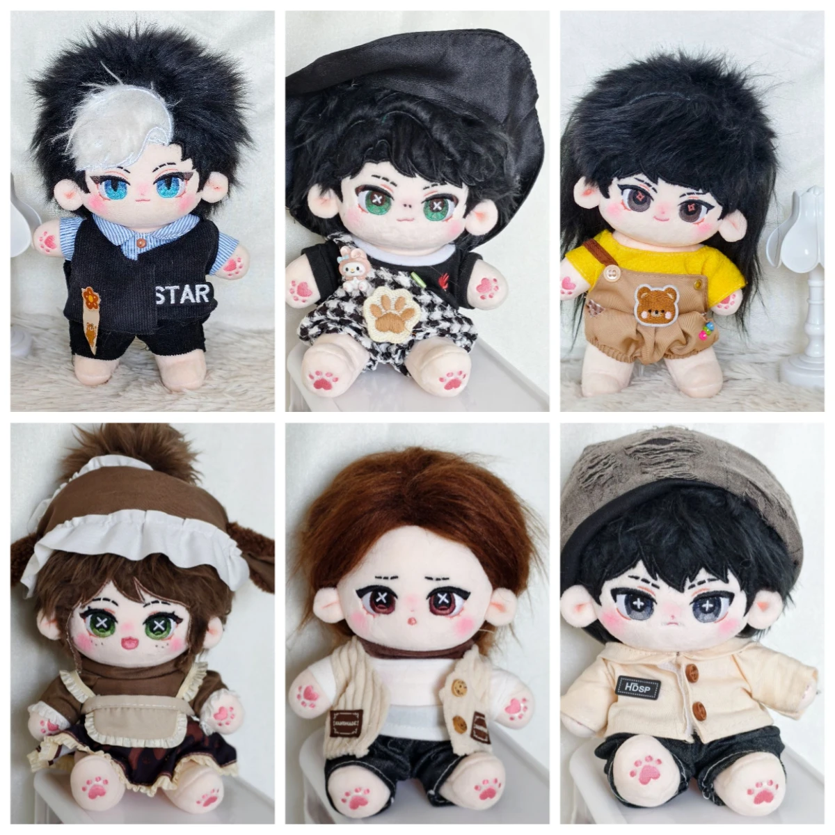 

【Presale Identity V】 20cm Cotton Doll Frederick Emily Naib Qi Shiyi Vera Luca Cute Fanmade Basic Doll Collectible Game Merch