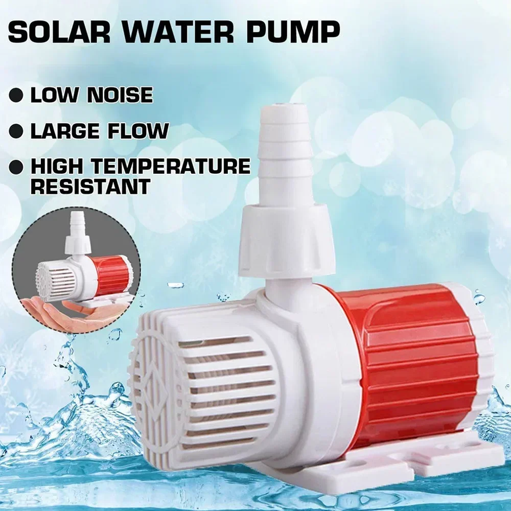 

5V 12V Brushless DC Water Pump 8W 10W 20W Cycle Mini Submersible Household Pump Silent Fountain Water Pump Aquarium Accessories