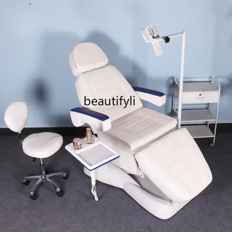 02Electric Lift Beauty Care Bed Beauty Salon Dedicated Massage Couch Eyelash Bed