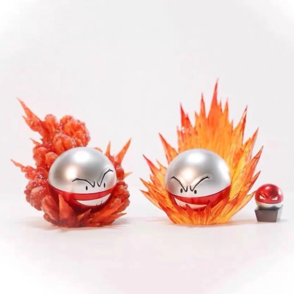 Anime Pokemon Figure #101 Electrode #100 Voltorb Action Figure Figurine Pokemon Gk Model Flare Form Collect Toy Birthday Gift