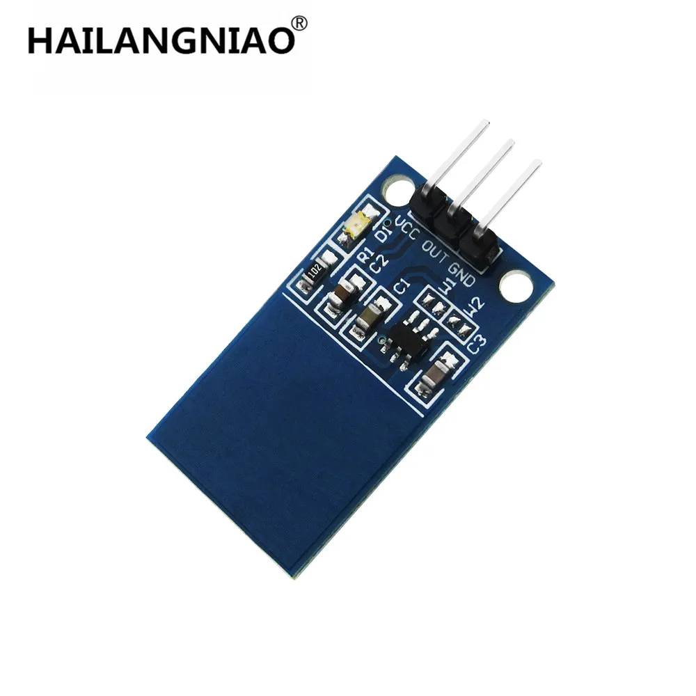 10 ชิ้น TTP223 สวิตช์สัมผัสแบบ capacitive ดิจิตอลโมดูลเซ็นเซอร์สัมผัส