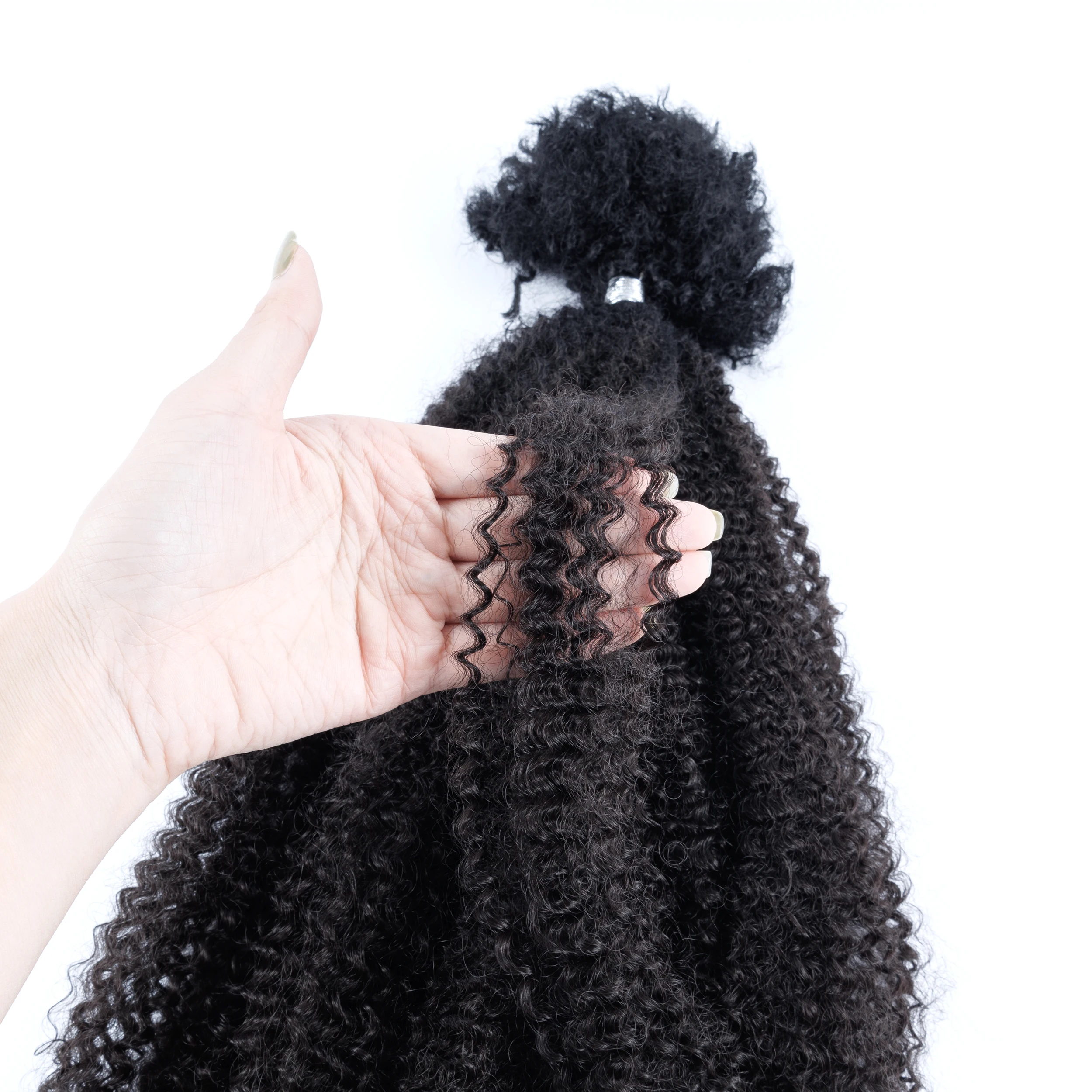 T1B-4# Synthetic Braiding Hair Pre Stretched Synthetic Hair Bundles for Wig Making