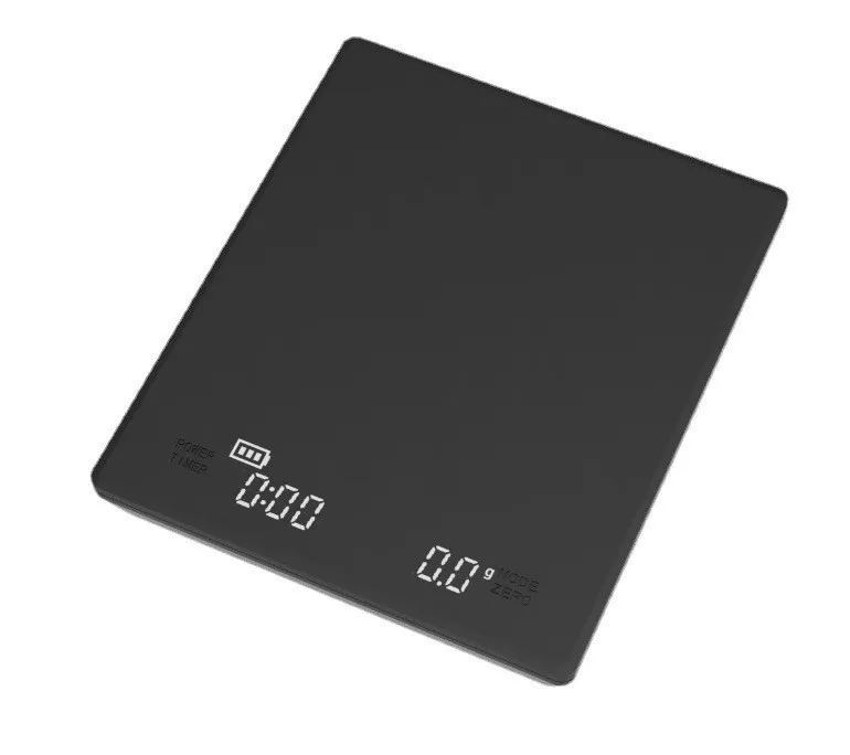 3KG 0.1g Precision Coffee Weighing Scale,Sleek Touch‑Sensitive Digital Kitchen Scale with Timer Function for Home & Coffee Shop