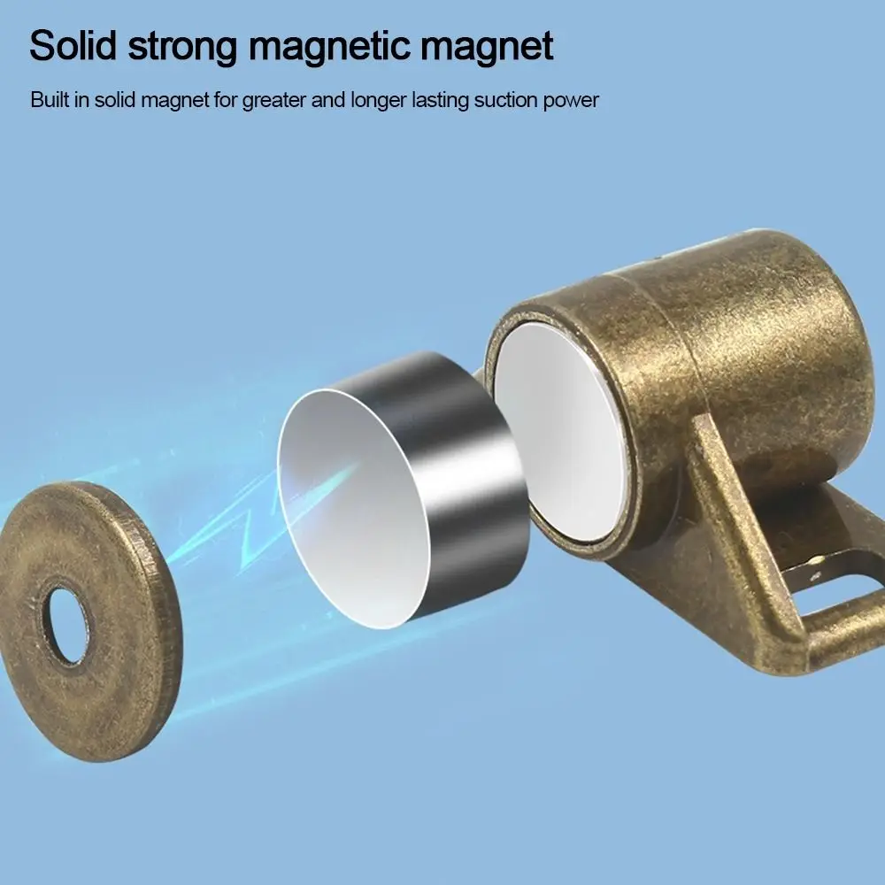 Durable Metal Magnet Cabinet Door Catch Magnetic Punch-free Drawer Latch Hardware Furniture Door Stopper Home Wardrobe Doors