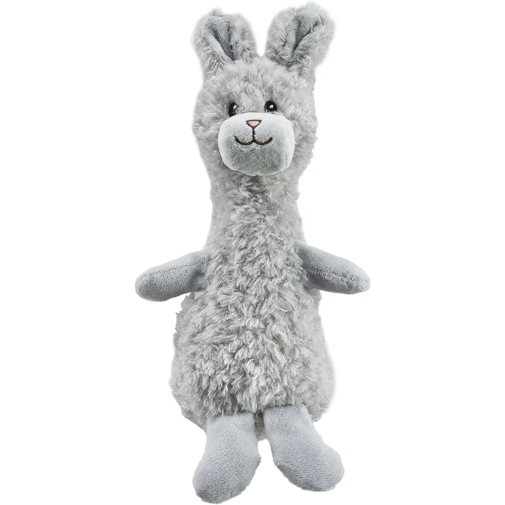 Outward Hound Scruffles Bunny Plush Squeaky Dog Toy, Small