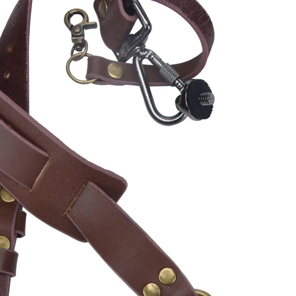 Vintage Camera Harness Comfortable Universal Fit Double Shoulder Strap Left/right Shoulder Durable