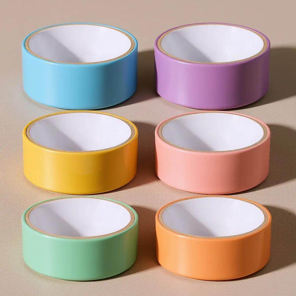 

6 рулонов цветной перламутровой клейкой ленты для создания шариков, шелковистая, расслабляющая, для творчества, яркая, для детей