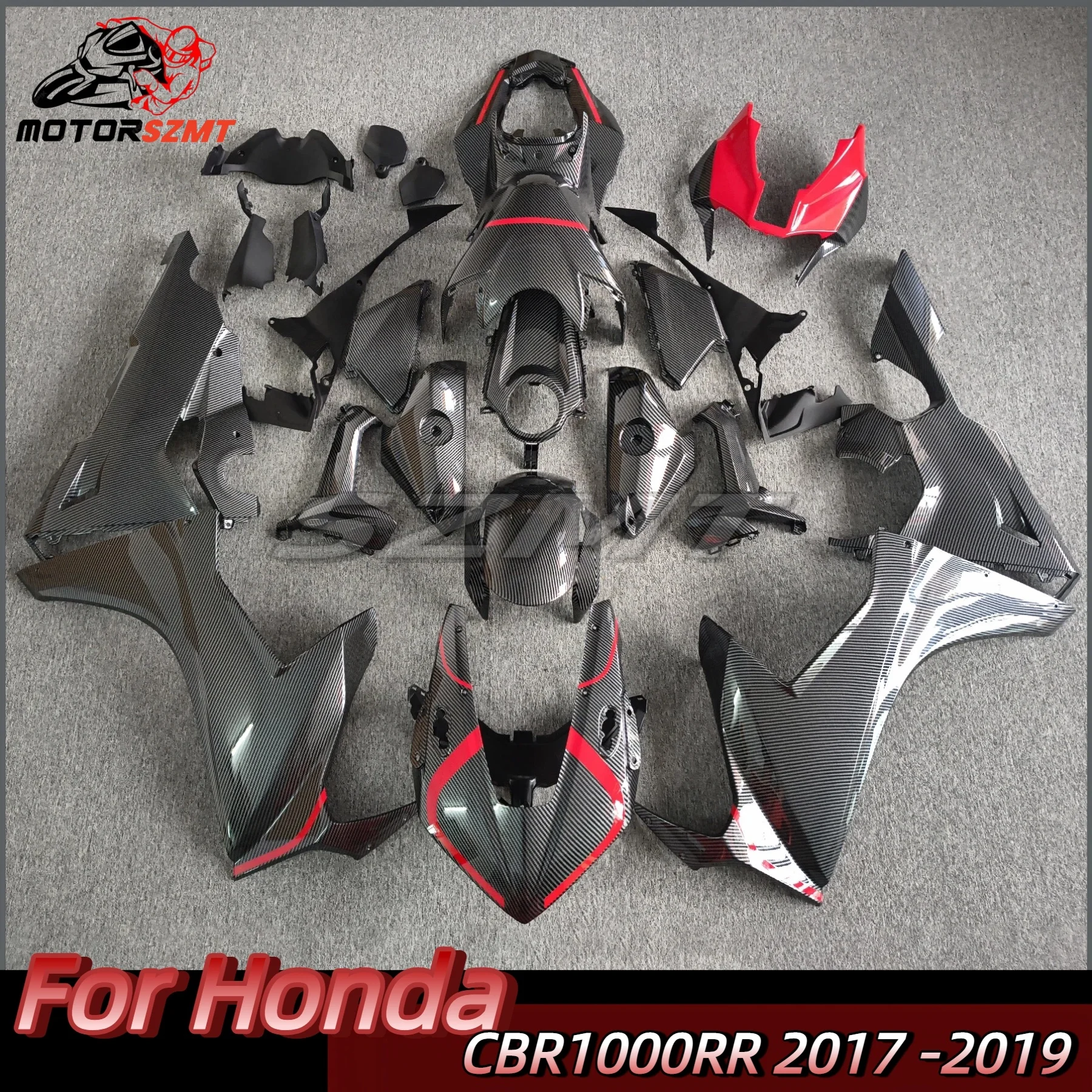 

Suitable For HONDA CBR1000RR CBR1000 RR 2017 2018 2019 Motorcycle Shell Fairings Spoiler Body ABS Injection Molding