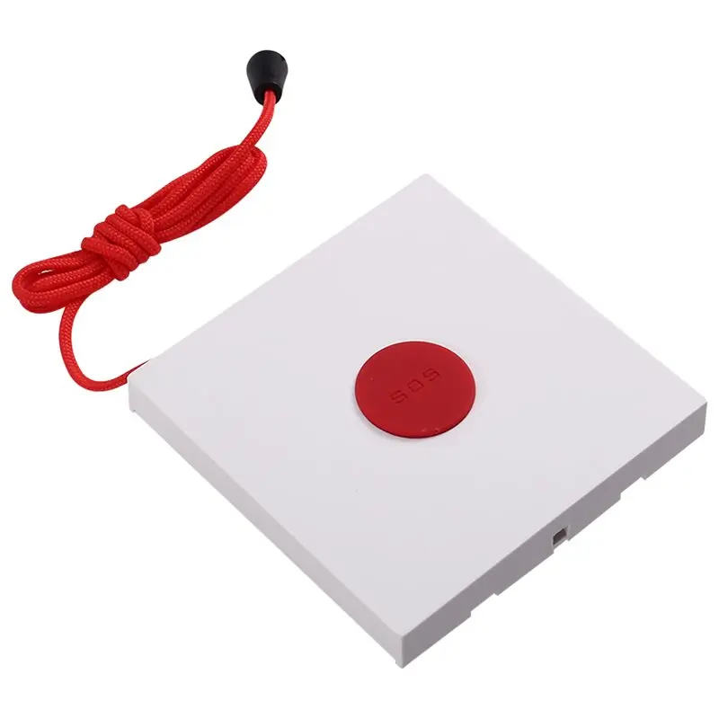 B04C-Zigbee 8X6 Tuya ZIGBEE Wall Emergency Button APP Smart Home Sensor Intelligent Remote Alarm