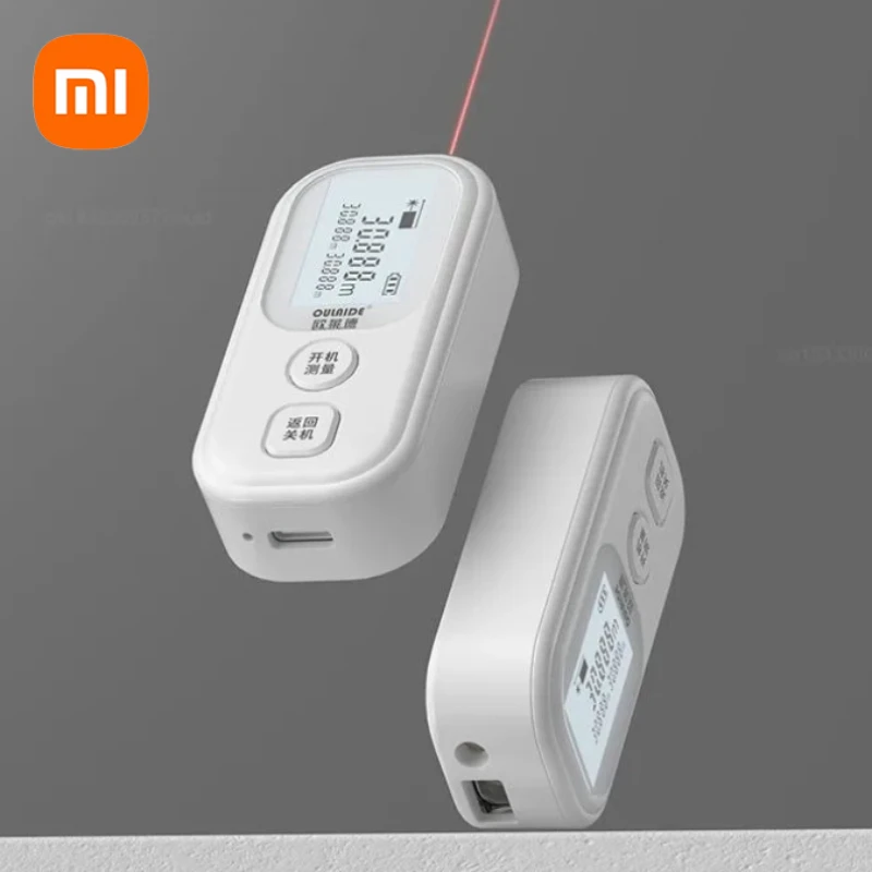 xiaomi oulaide inteligente laser rangefinder portatil de alta precisao com angulo ferramentas de medicao digital tipo c recarregavel 01