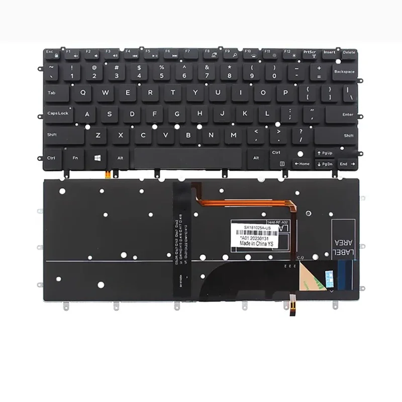 New Keyboard with backlit for DELL XPS 13 9343 9350 9360 N7547 N7548 P54G P57G P41F