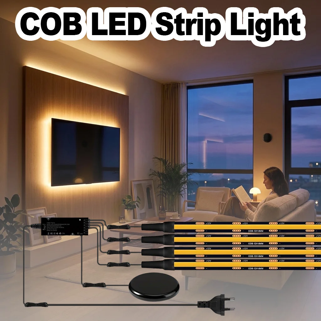 striscia-led-sottopensile-cob-12v-bianco-caldo-con-interruttore-invisibile-a-sensore-di-movimento-spina-usa-per-cucina-armadio-senza-foratura-kit-estetico