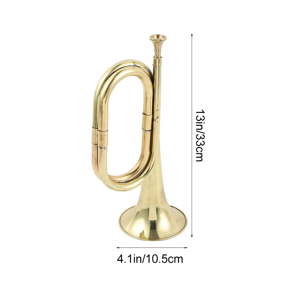 Trumpet Instrument Charge Bugle Wind Instrument Trumpet Traditional Wind Instrument Copper Alloy Bugle Professional Wind