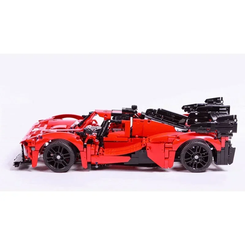 MOC-156345 novo 499p hypercar montagem costura blocos de construção modelo 1544 peças do carro blocos de construção crianças brinquedo aniversário presente
