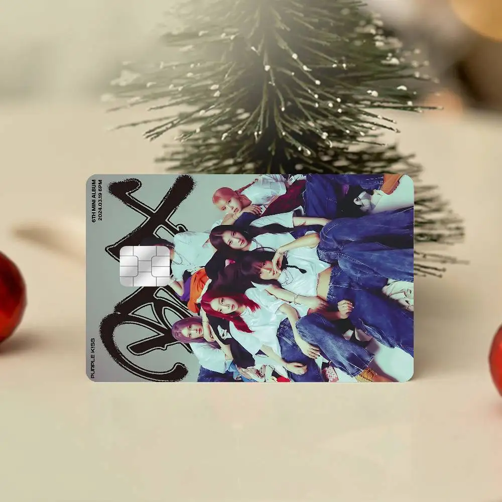 الكلاسيكية الشهيرة Kpop P-PURPLE K!SS 100% رائجة البيع أمين الائتمان الخصم البنك بطاقة حافلة بطاقة فيلم الجلد ملصق #6