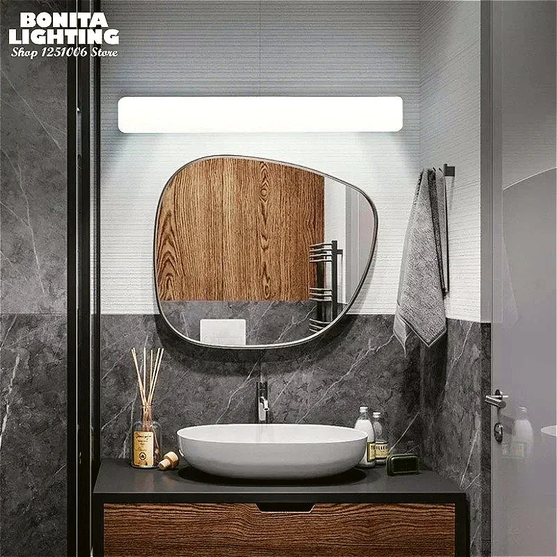 Modern Bathroom Mirror Headlights Dresser Fill Light Office Table Wardrobe Auxiliary Lighting Bedside Reading Led Tube Wall Lamp