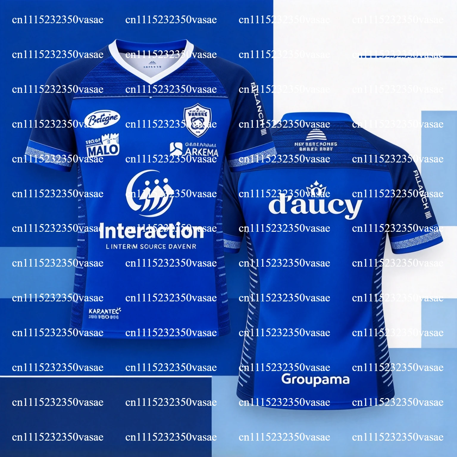 2026/27 Nouveau T-shirt respirant unisexe TOP 14 RC pour les fans de sports de plein air, maillot de rugby d'entraînement pour hommes, séchage rapide,