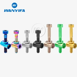Wanyifa Titanium Ti Bolt M5x30/40mm Screws+Nuts+Washers for Thomson Seatpost MTB Road Bicycle Seatpost Saddle Fixed