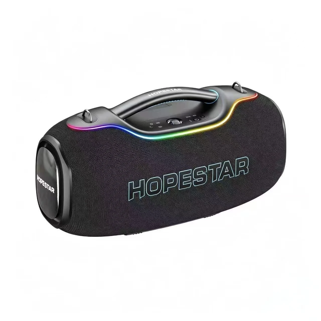 HOPESTAR A80ULTRA 650W Portable Bluetooth5.3 Karaoke Boombox IPX6 Waterproof RGB LED Lights Wired Mic Home Theatre