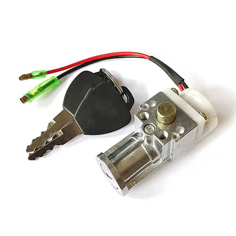 E-Bike Battery Lock With 2 Keys Electric Bicycle Charger Power Switch Universal Scooter Motorcycle Accessories High Performance