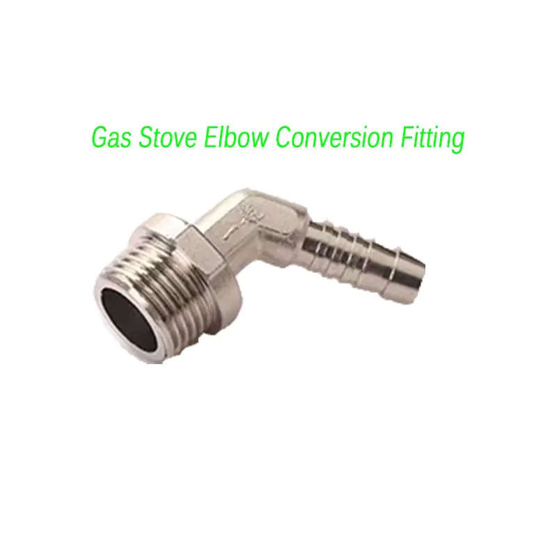 

1 Pcs Gas Stove Elbow Conversion Fitting Threaded Socket Conversion Joint For Gas Hose Tower Head Elbow Extension Direct