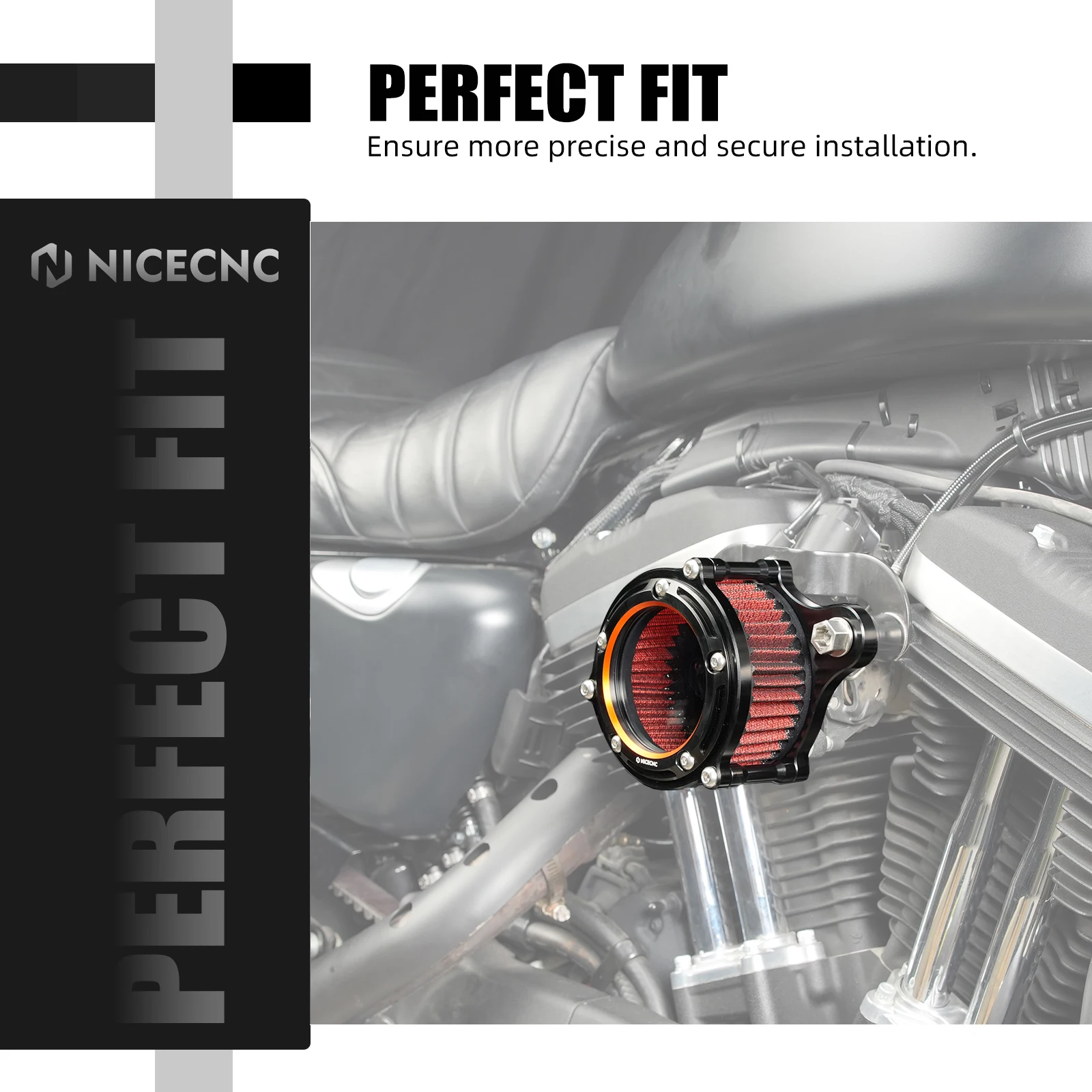 Motorcycle Air Filter for Harley Iron 883 XL883N 2009-2014 Iron 1200 18-21 48 XL1200X 10-15 Sportster 1200 Low XL1200L 2008-2011
