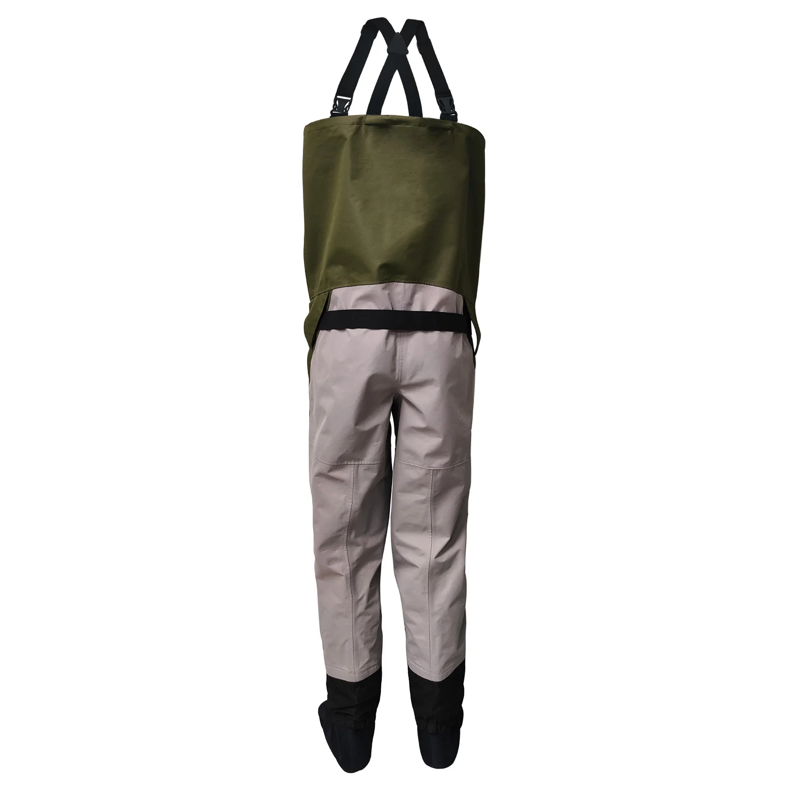 Man waders chest waders 3-layer Polyester breathable waterproof stocking foot water sports Flying fishing