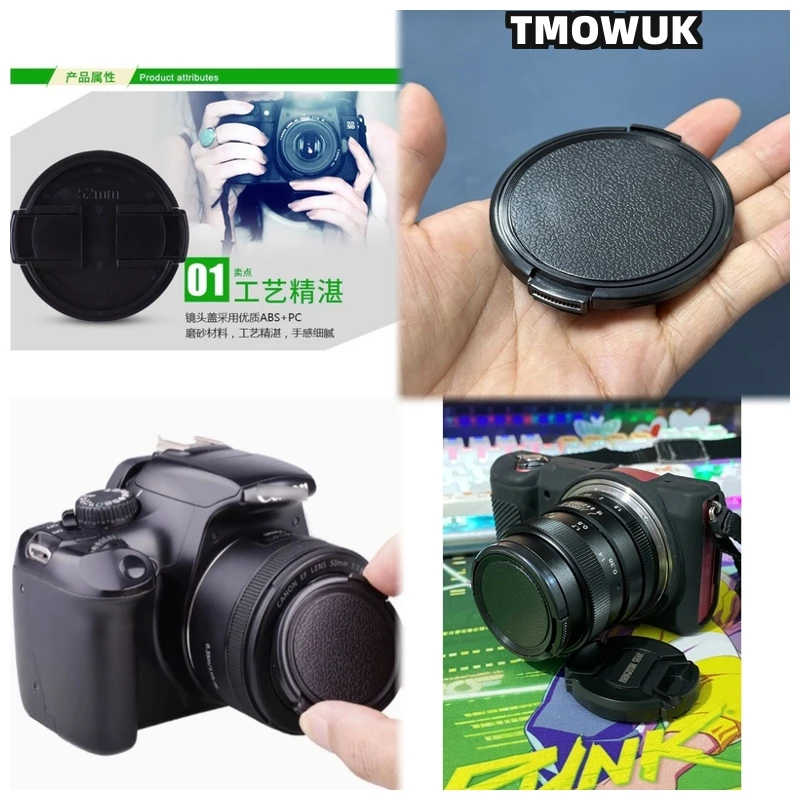 

For OLYMPUS PEN E-PM12345678910 E-M1 510 OM E-500 Camera Lens Cap Protective Cover Center Pinch Snap-on 49mm 52 55 58 62 67 72