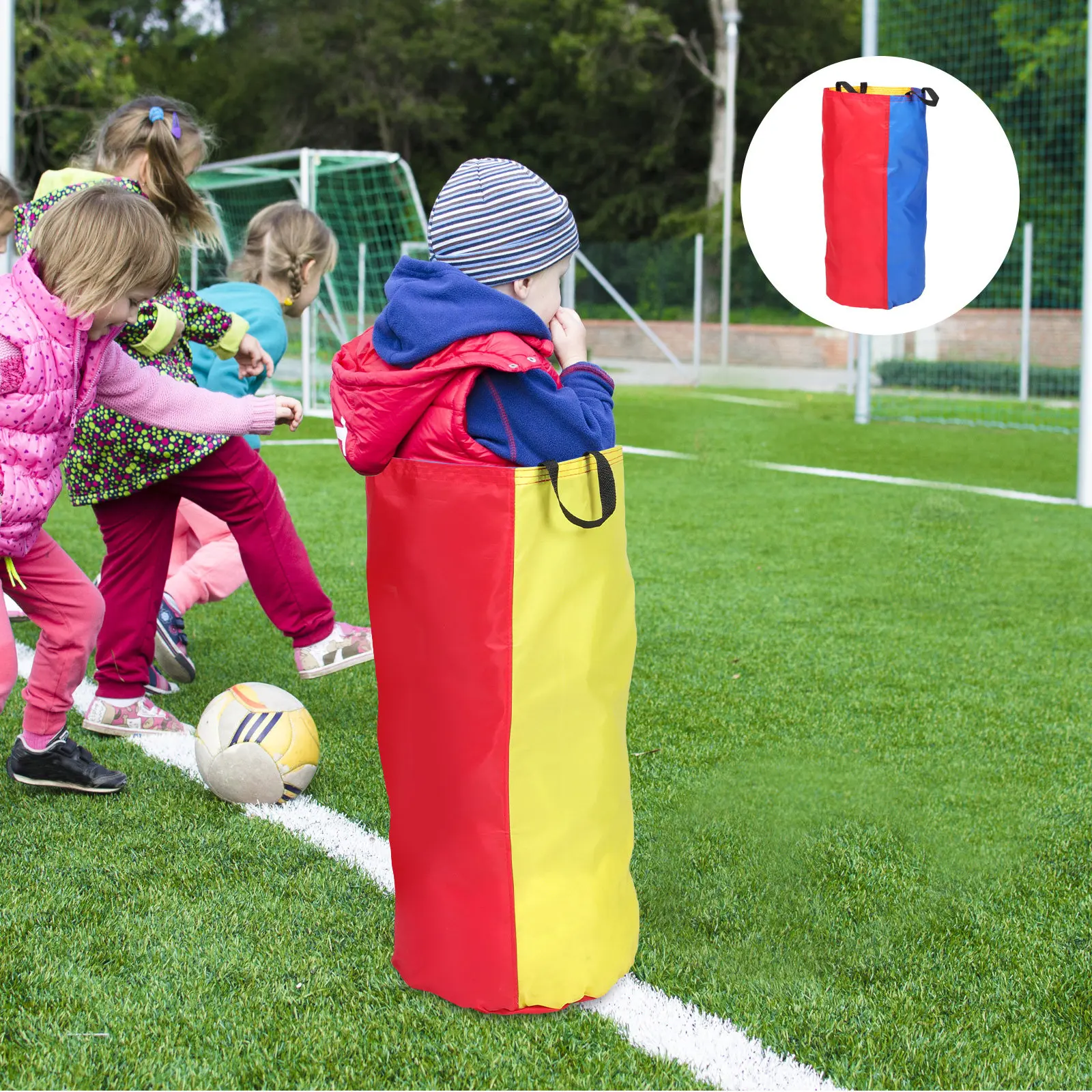 

2Pcs Sack Race Bags Potato Sack Race Bags for Kids and Adults Colorful Fun Outdoor Games for Birthday Parties Barbecues School