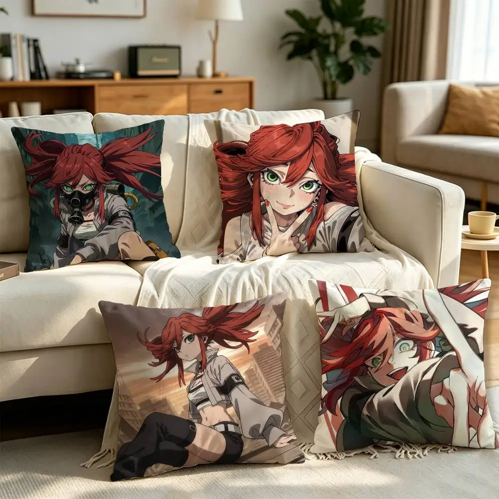 

Gachiakuta Riyou Pillow cover gift High definition digital printing,Surprise vivid pattern Household.