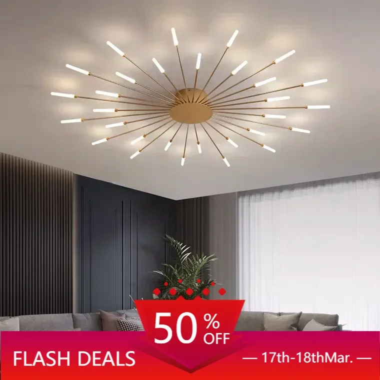 현대적인 LED 천장 조명 이미지