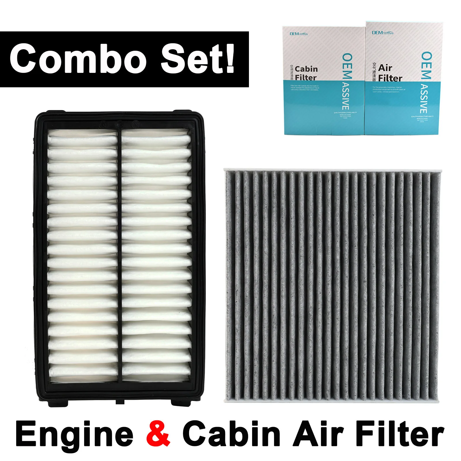 Engine Cabin Pollen Air Filter 28113-L1000 97133-L1000 For Hyundai Tucson Santa Cruz Sonata Kia Sorento Sportage 2022 2023 2024
