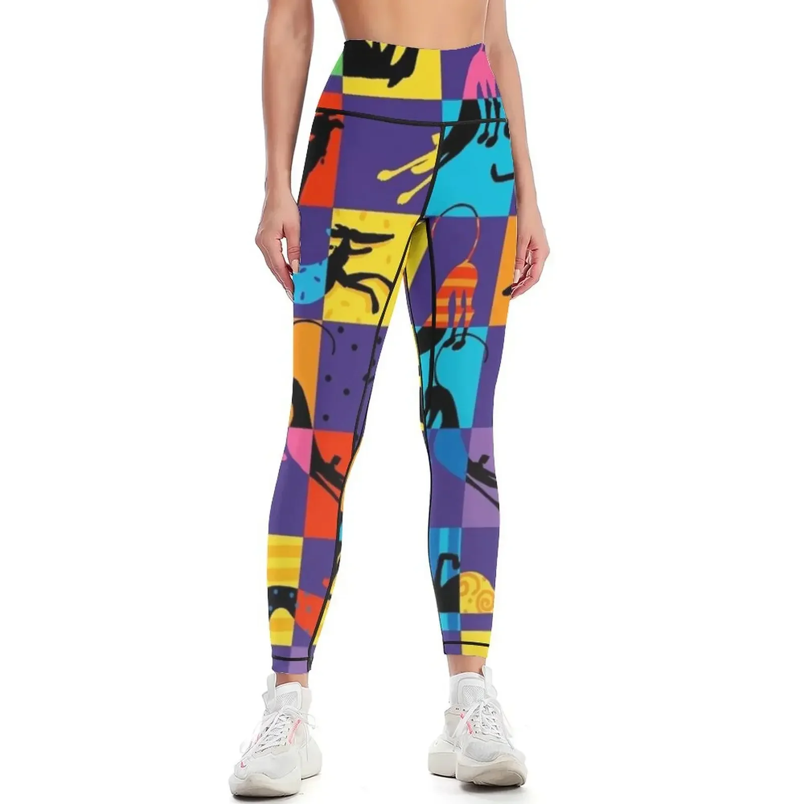 

Pop Art Hounds Leggings sportswear for gym sports shirts gym Women's sports pants gym pants Womens Leggings