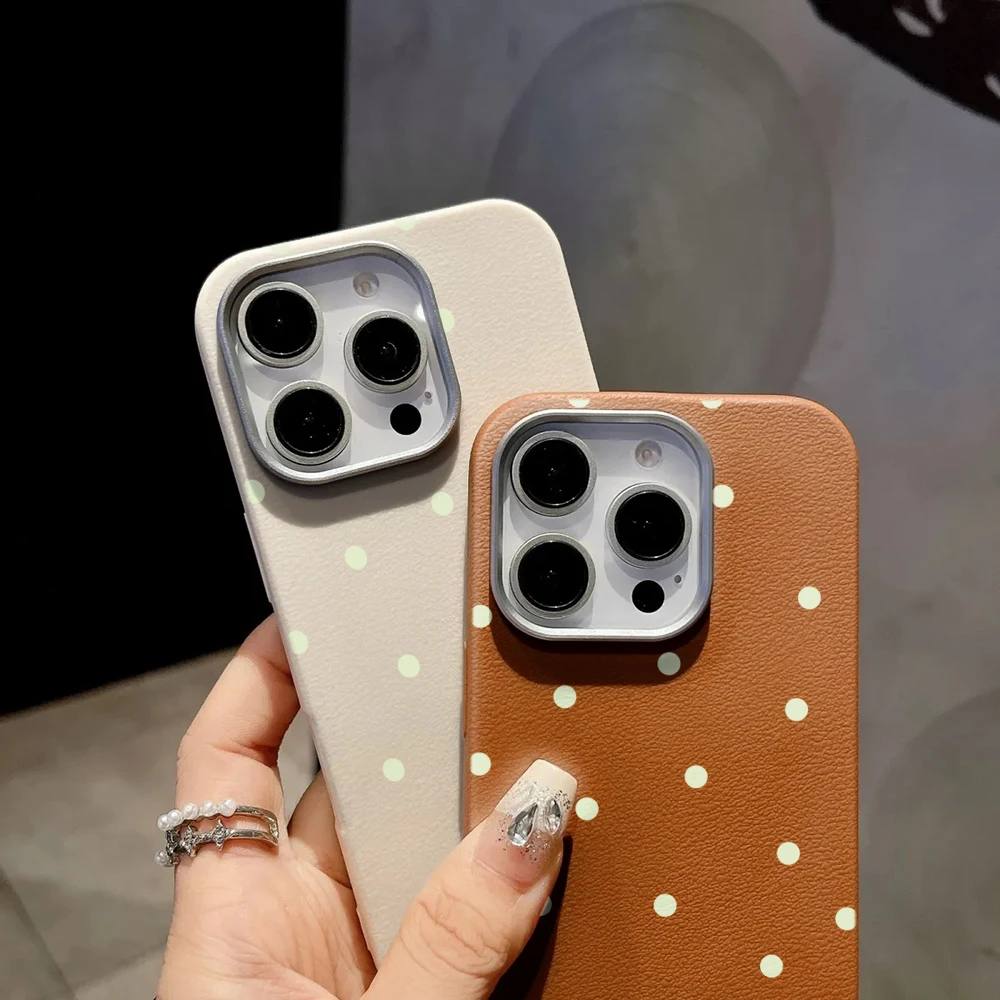 Phone Case For Xiaomi Redmi Note 14 13 12 11 10 Pro 5G 4G Global For Redmi 12 14C 113C 5C 5G 13 14 Simple Cute Polka Dots Cover view 4