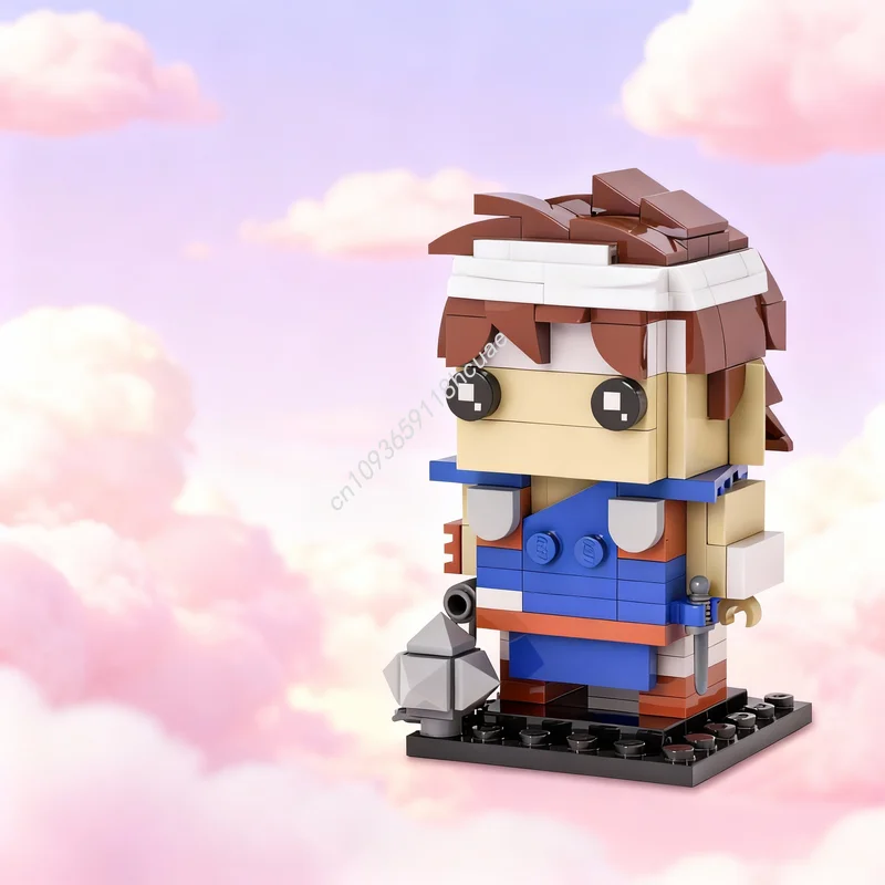 

Набор строительных блоков MOC Richter Belmont Castlevania Brickheadz, 153 детали, модель архитектурного сооружения, идея для рождественского подарка, развивающая игрушка