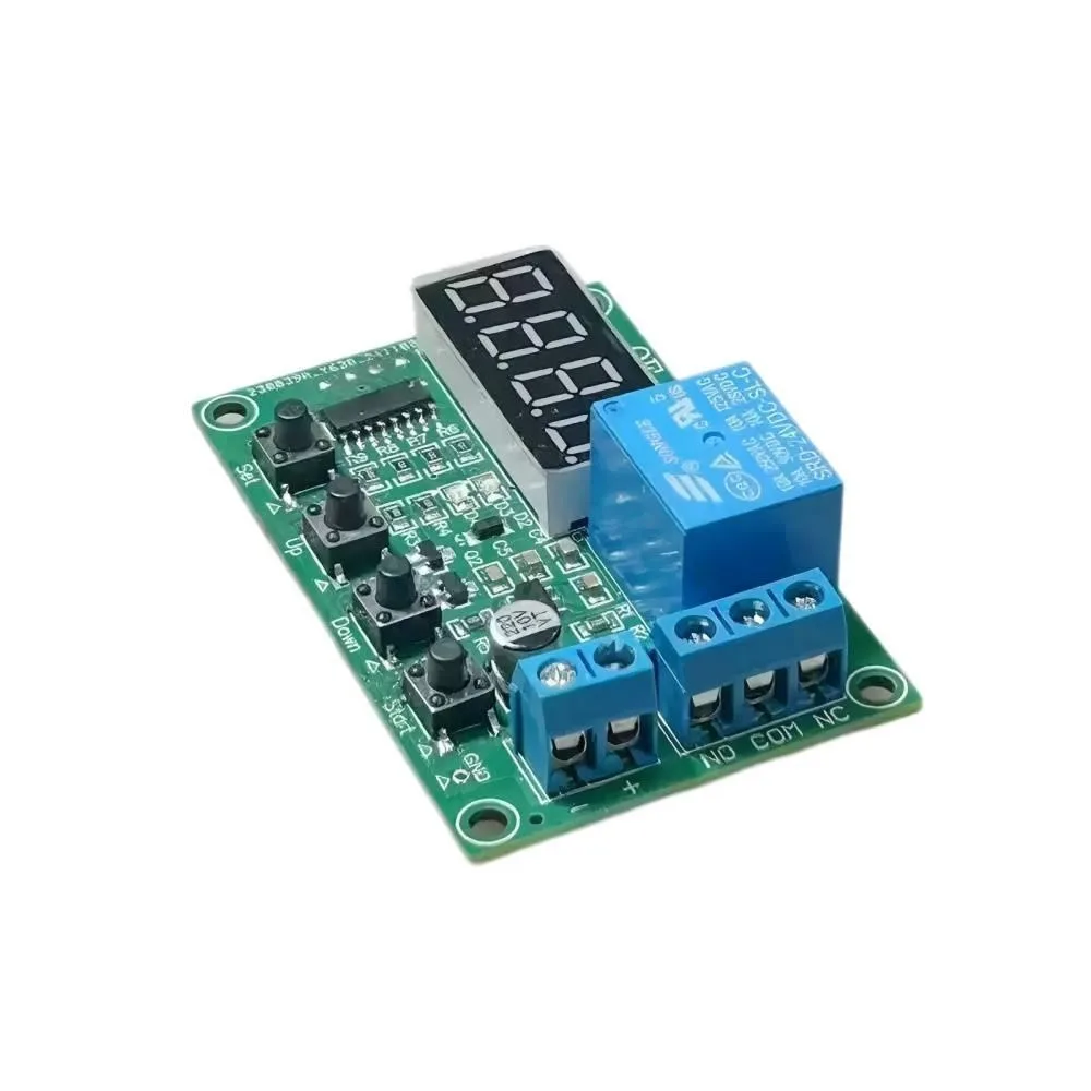 DC12V/24V 10A Cyclic on-off Digital Display Time Relay LED Digital Time Delay Relay Suitable for Timed Start-stop Applications