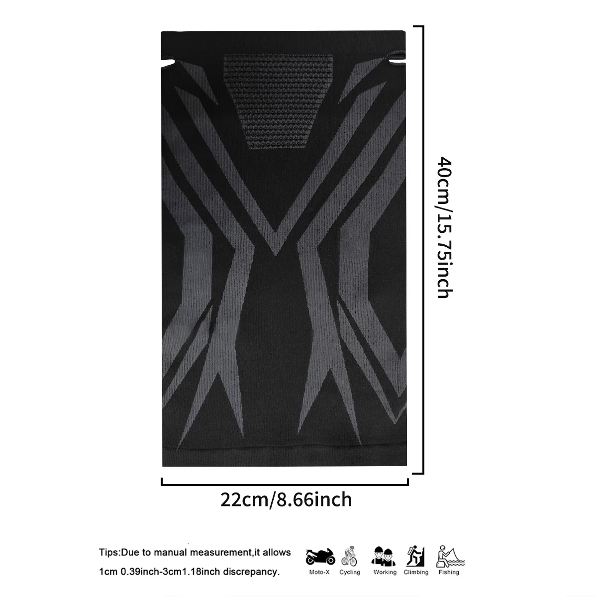 Winter Neck Warmer Gaiter Balaclava (Ear-Loops Anti-shedding) Windproof Face Mask for Ski