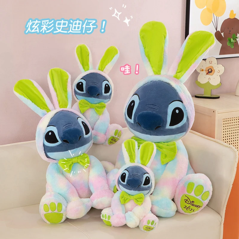 

Kawaii Disney Plush Toy Cute Stitch Cartoon Stuffed Doll Soft Filled Baby Kids Birthday Gift for Children Colorful Cuddly Toy