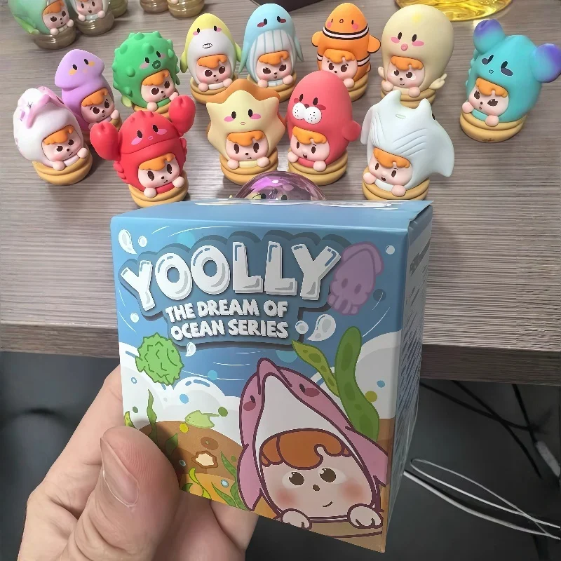 

Новая серия Yoolly Dreamy Ocean, милая слепая коробка с частицами, милая кукла ручной работы, орнамент, подарок, модный игровой подарок