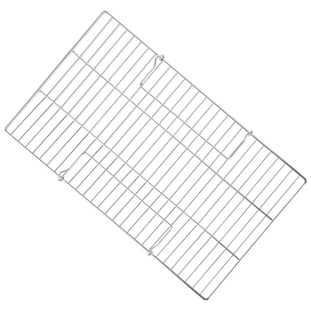 

Bbq Grill Rack Multi-Function Thickened Iron Wire Cooling Rack For Baking Bread Outdoor Cooking Kitchen Storage Drain Net