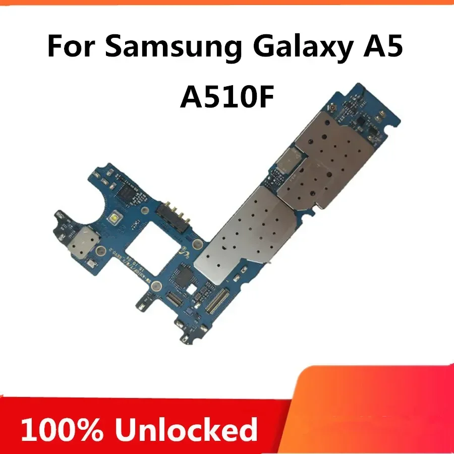 For Samsung Galaxy A5 A520F A500F A500FU A510F A530F with Full chips Logic Main Logic Board Factory Unlocked Motherboard